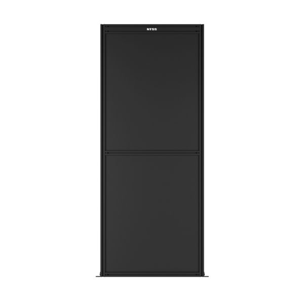 Заглушка торцевая системы изоляции NTSS,42U, глухая, для коридора шириной 800 мм, RAL 9005 чёрный