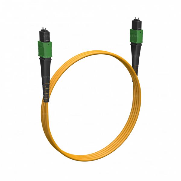 Волоконно-оптическая сборка trunk NTSS PREMIUM 24ов, MTP/APC (female)-MTP/APC (female), полярность А, 9/125 OS2, 1м, LSZH