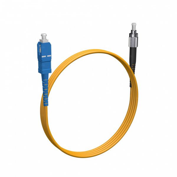 Шнур оптический NTSS spc SC/UPC-FC/UPC 9/125 3.0мм 1м LSZH (патч-корд)