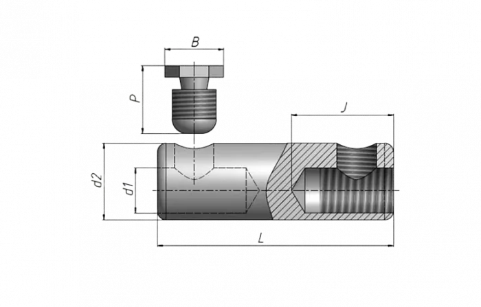 Соединитель болтовой рядный СБ-1 (35-50 мм2)