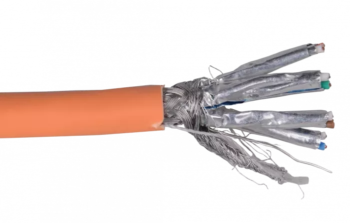 LC1-C6A04-622 Кабель связи витая пара S/FTP, кат.6A 4х2х23AWG solid, LSZH, 305м, зеленый