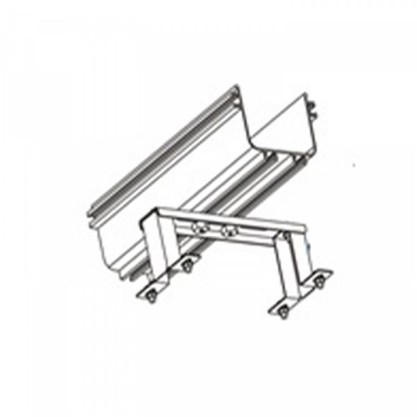 Кронштейн опорный NTSS, "П"-типа,  для установки на шкафы, для лотков шириной 120мм (комплект с крепежем)