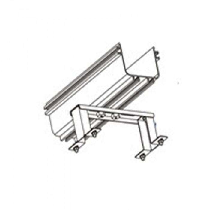 Кронштейн опорный NTSS, "П"-типа,  для установки на шкафы, для лотков шириной 120мм (комплект с крепежем)