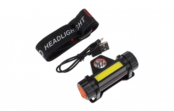 75-7839 Фонарь налобный NEW AGE, трехрежимный, поворотный, сверхлегкий, с магнитом REXANT