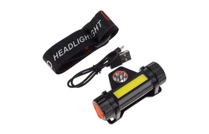 75-7839 Фонарь налобный NEW AGE, трехрежимный, поворотный, сверхлегкий, с магнитом REXANT