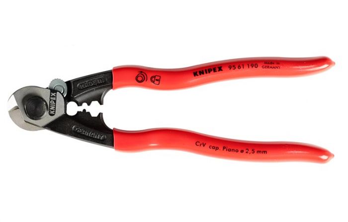 KN-9561190 Кусачки Knipex для кабелей и канатов (9561, 190мм) (тросокусы)