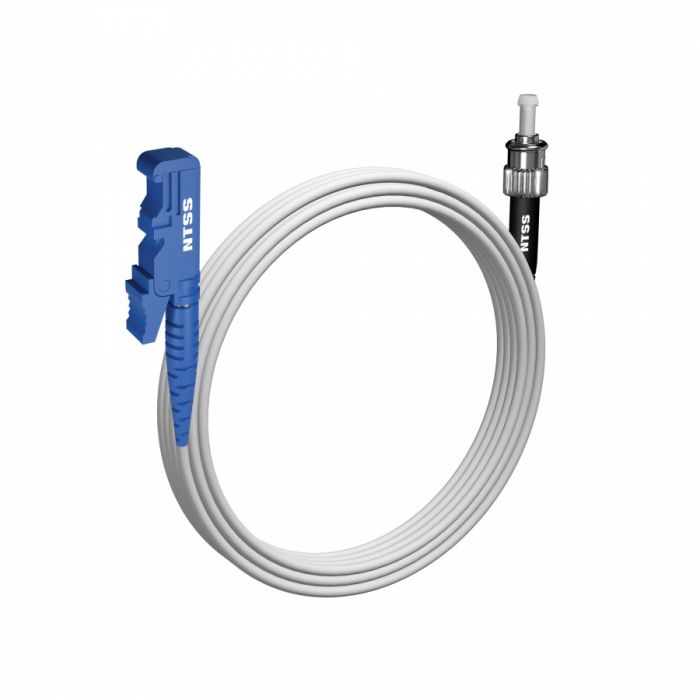 Шнур оптический NTSS spc E2000/UPC-ST/UPC 9/125 G.657A1 3.0мм 10м LSZH (патч-корд)