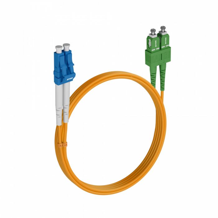 Шнур оптический NTSS dpc LC/UPC-SC/APC 9/125 3.0мм 7м LSZH (патч-корд)