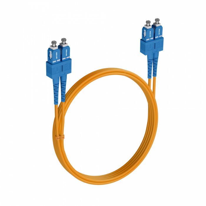 Шнур оптический NTSS dpc SC/UPC-SC/UPC 9/125 3.0мм 3м LSZH (патч-корд)