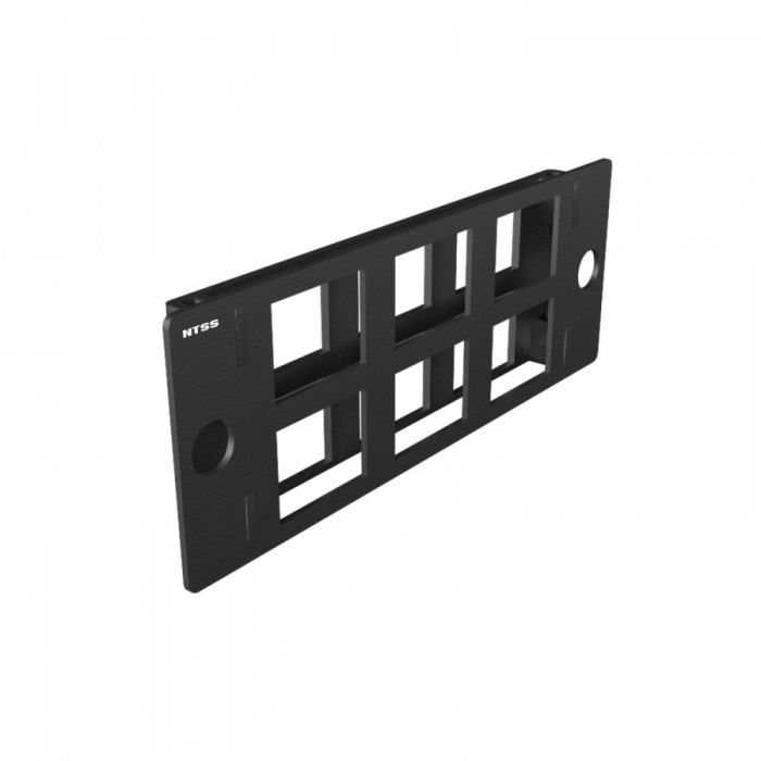 Сменная планка NTSS для установки 6 keystone модулей для оптического кросса MTP/MPO