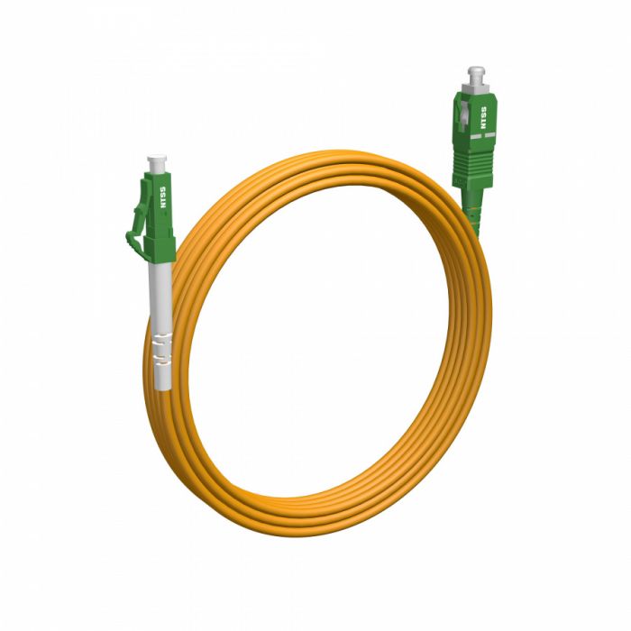 Шнур оптический NTSS spc LC/APC-SC/APC 9/125 3.0мм 9м LSZH (патч-корд)