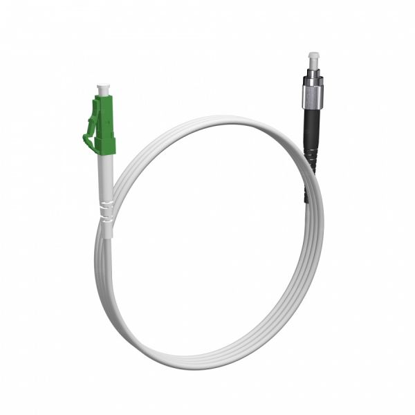 Шнур оптический NTSS spc LC/APC-FC/UPC 9/125 G.657A1 3.0мм 1м LSZH (патч-корд)