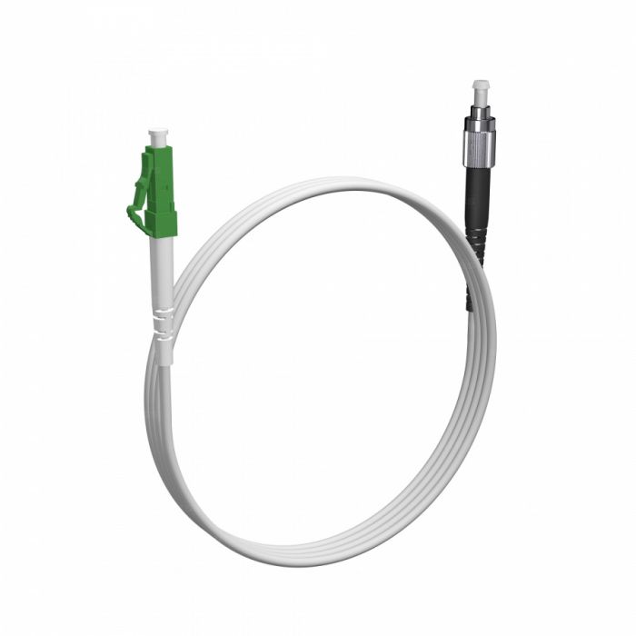 Шнур оптический NTSS spc LC/APC-FC/UPC 9/125 G.657A1 3.0мм 1м LSZH (патч-корд)