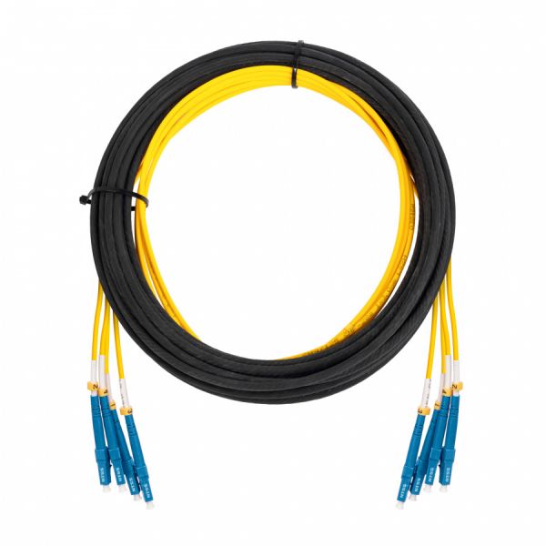 Сборка кабельная бронированная NTSS 4ов, LC/UPC-LC/UPC 9/125мкм, длина 100м, вывод 0.4м, буфер 3мм в бухте