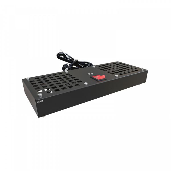 Модуль вентиляторный NTSS потолочный, 2 элемента, без термостата, для настенных шкафов W, WS, LIME, черный RAL 9005