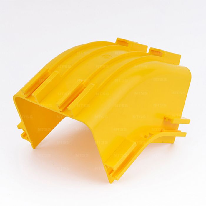 Плавный подъем 45° оптического лотка NTSS 120 мм, желтый