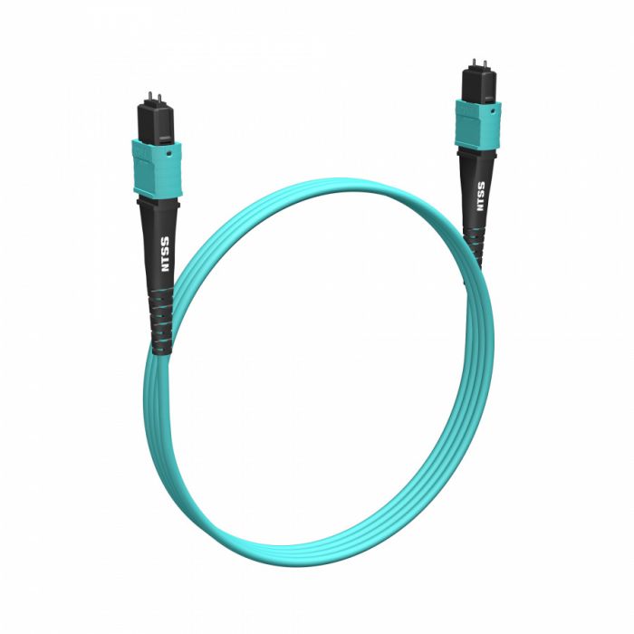 Волоконно-оптическая сборка trunk NTSS 12ов, MPO/UPC (female)-MPO/UPC (female), полярность B, 50/125 OM3, внутренний, 1м, LSZH