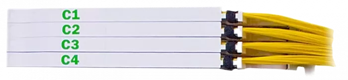 Блок кроссовый 4 модуля П КБ4-96SC-96SC/SM-96SC/UPC ССД ВОКС-ФП-СТ