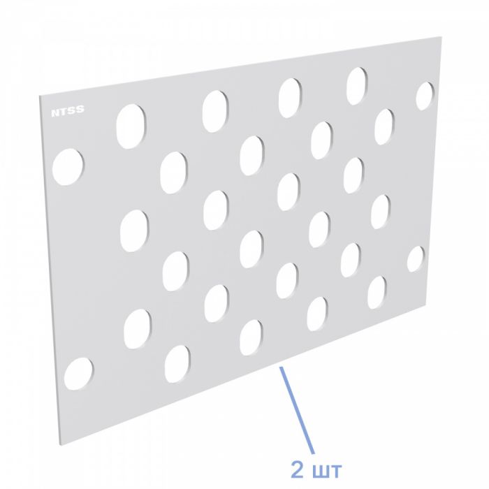 Кросс NTSS оптический настенный, укомплектованный, 32 порта FC/UPC, 9/125 мкм (планки, сплайс-кассета, пигтейлы, КДЗС, адаптеры) серый RAL 7035