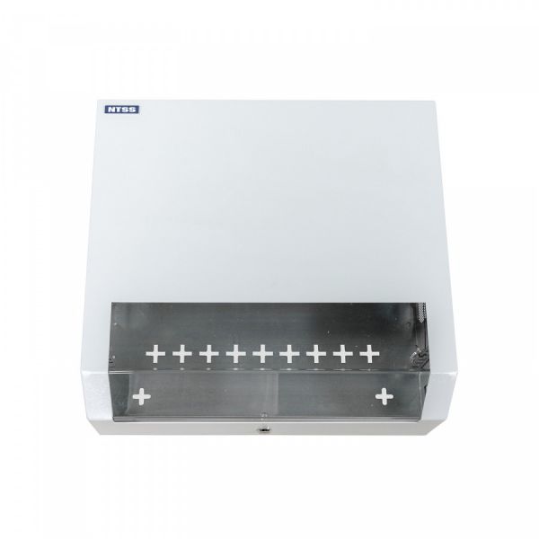 Шкаф настенный телекоммуникационный NTSS SOHO 19 5U: 3U+2U, собранный, серый RAL 7035
