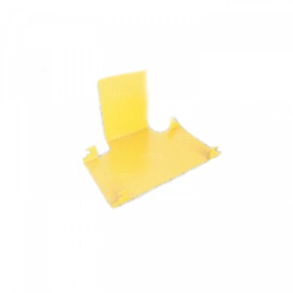 Крышка уголка спуска вертикального 90° оптического лотка NTSS 120 мм, желтая