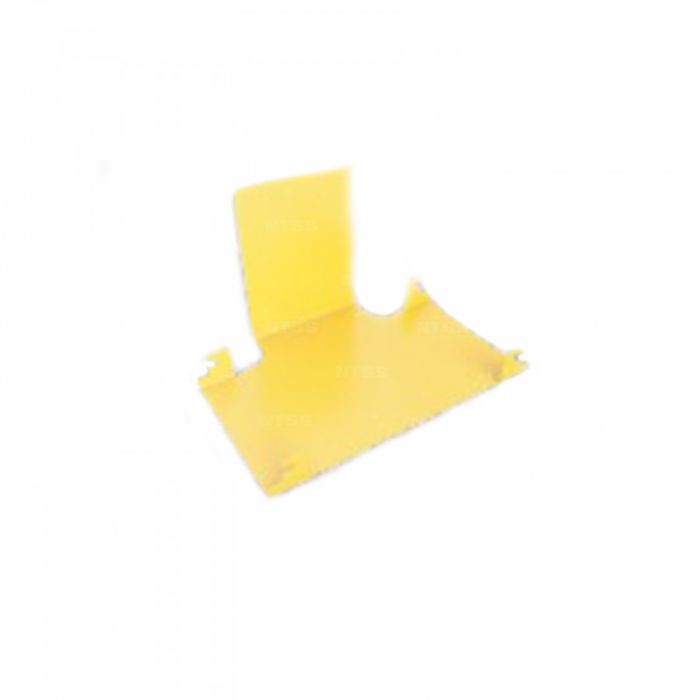 Крышка уголка спуска вертикального 90° оптического лотка NTSS 120 мм, желтая