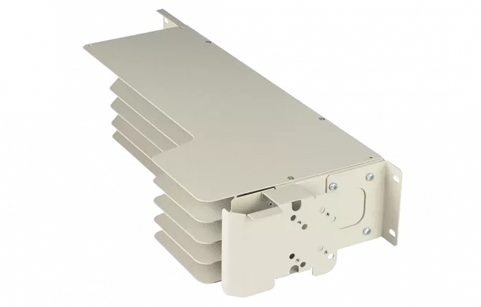 Блок кроссовый 19" 2U на 4 модуля П КБ4-П ВОКС-ФП (корпус)