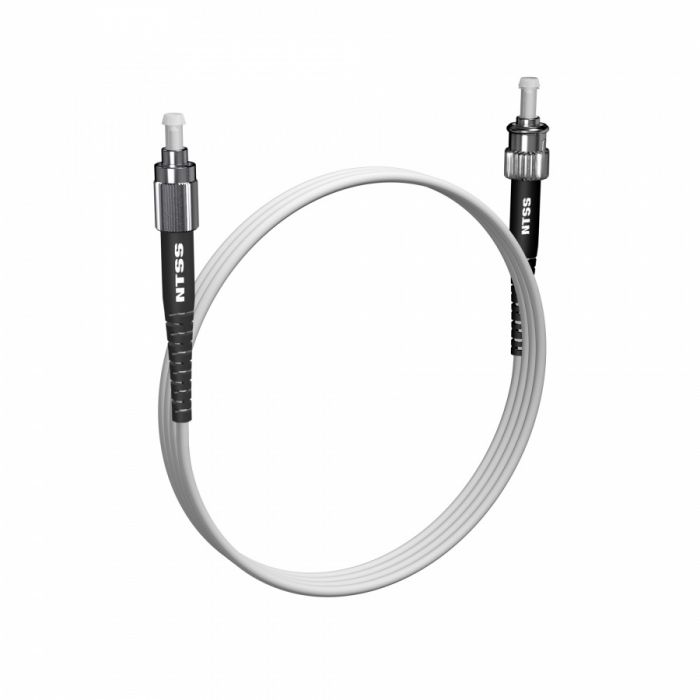 Шнур оптический NTSS PREMIUM spc FC/UPC-ST/UPC 9/125 G.657A1 3.0мм 1м LSZH (патч-корд)