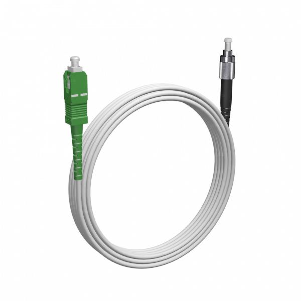 Шнур оптический NTSS spc SC/APC-FC/UPC 9/125 G657.A1 2.0мм 9м LSZH (патч-корд)