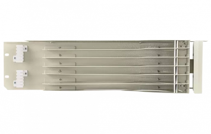 Блок кроссовый 19" 3U на 6 модулей П КБ6-П ВОКС-ФП (корпус)