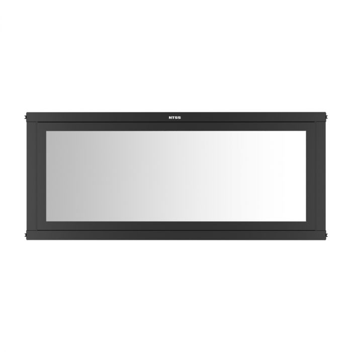 Секция крыши системы изоляции NTSS с аварийным открыванием, с окном, ширина коридора 1800 мм, длина 800 мм, RAL 9005 чёрный