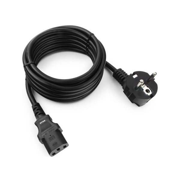 Шнур питания для БРП IEC 60320 C13 –  CEE 7/7 Schuko, 3х1.0, 3 м, ГОСТ