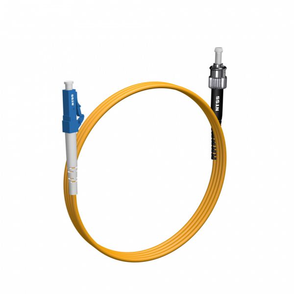 Шнур оптический NTSS PREMIUM spc LC/UPC-ST/UPC 9/125 3.0мм 1м LSZH (патч-корд)