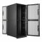 Шкаф напольный серверный NTSS CoDS 48U 800х1200мм, 2 секции по 23U, двойные боковые стенки, панель потолка и пола с щеточными вводами, двери перфорированная и перфорированная двухстворчатая, регулируемые опоры, ролики, черный RAL 9005