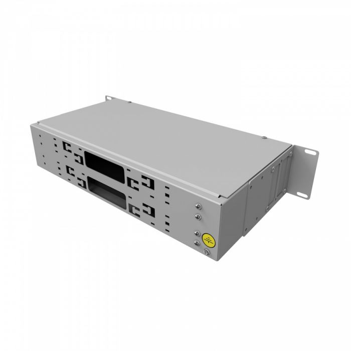 Кросс 19" NTSS PREMIUM, предсобранный 2U, 32 порта SC/UPC, 50/125 мкм