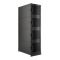 Шкаф напольный серверный NTSS CoDS 48U 800х1200мм, 4 секции по 11U, двойные боковые стенки, панель потолка и пола с щеточными вводами, двери перфорированная и перфорированная двухстворчатая, регулируемые опоры, ролики, черный RAL 9005