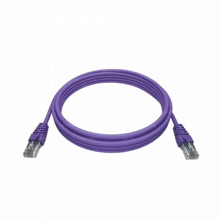 Патч-корд NTSS PREMIUM 2xRJ45/8P8C, T568B UTP 28 AWG CAT6 LSZH 1,5 метра, лиловый