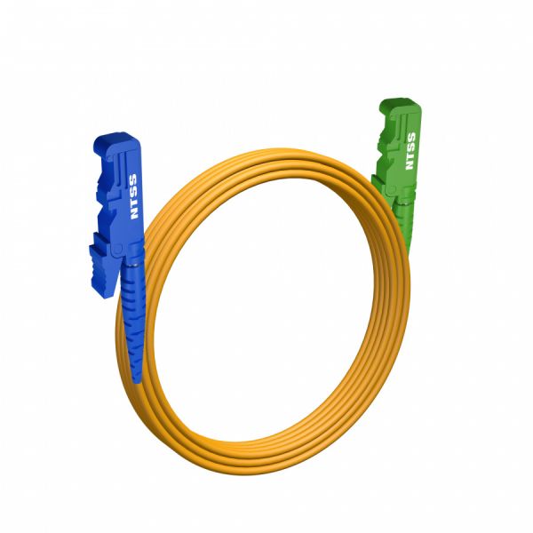 Шнур оптический NTSS spc E2000/UPC-E2000/APC 9/125 3.0мм 5м LSZH (патч-корд)
