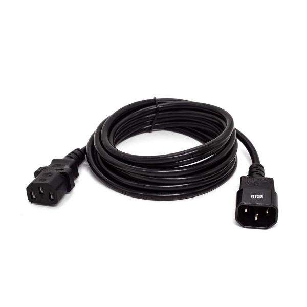 Шнур питания NTSS для БРП IEC 60320 C13 –  IEC 60320 C14, 3х1.0, 3 м, ГОСТ