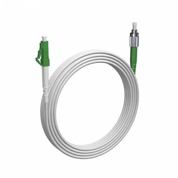 Шнур оптический NTSS spc LC/APC-FC/APC 9/125 G.657A1 3.0мм 20м LSZH (патч-корд)