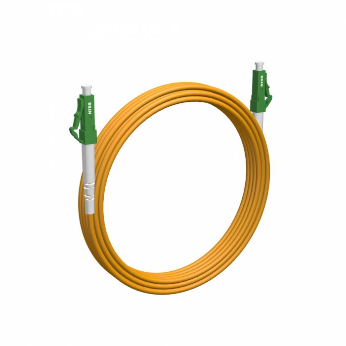 Армированный шнур оптический NTSS PREMIUM spc LC/APC-LC/APC 9/125 3.0мм 5м LSZH (патч-корд)