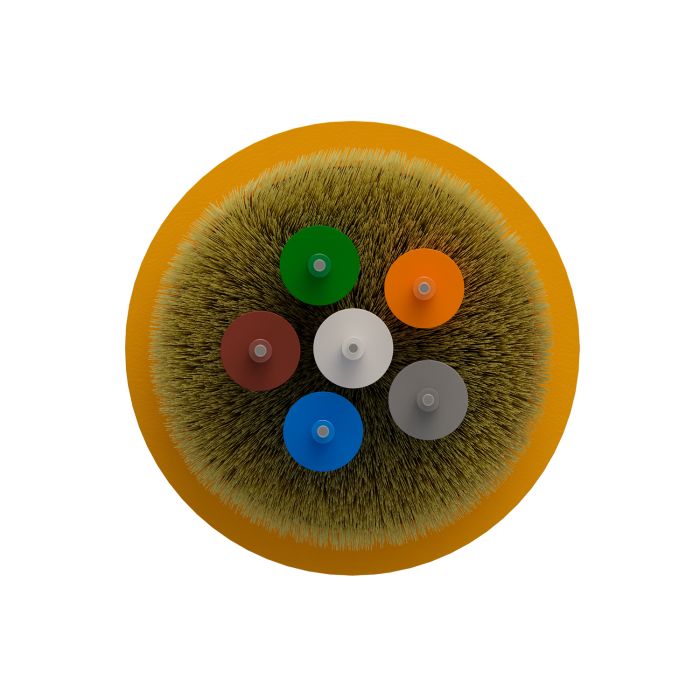 Оптический кабель внутренний NTSS 6 волокон OS2, 9/125, LSZH, жёлтый