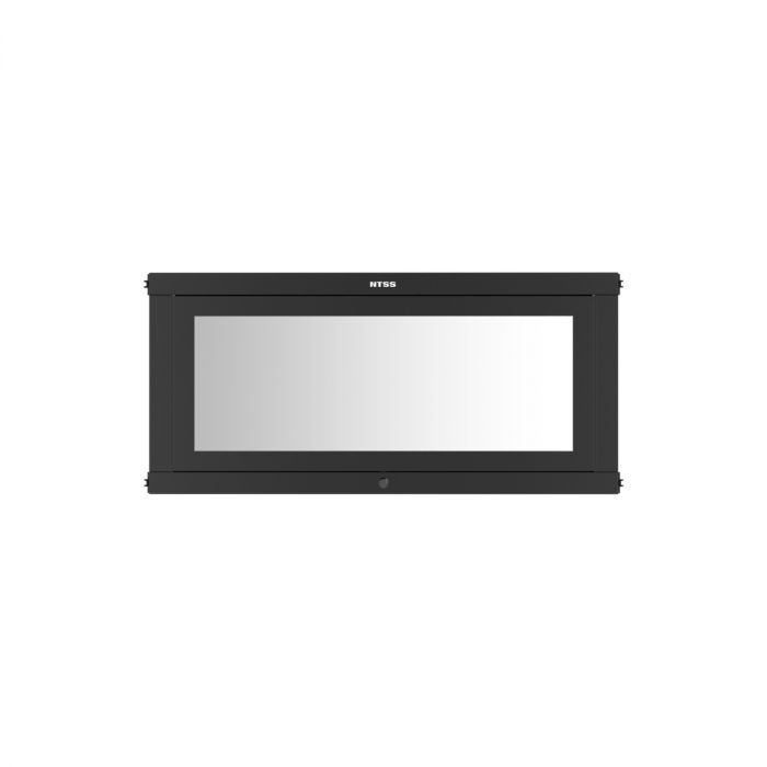 Секция крыши системы изоляции NTSS обслуживаемая с окном, ширина коридора 1200 мм, длина 600 мм, RAL 9005 чёрный
