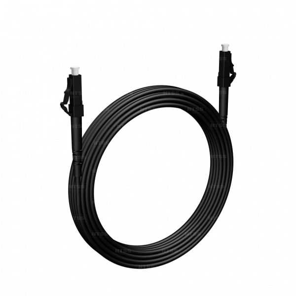 Шнур оптический NTSS spc LC/APC-LC/APC 9/125 3.0мм 20м черный LSZH (патч-корд)