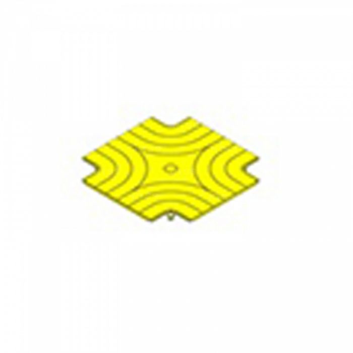 Крышка Х-соединителя оптического лотка NTSS 360 мм, желтая