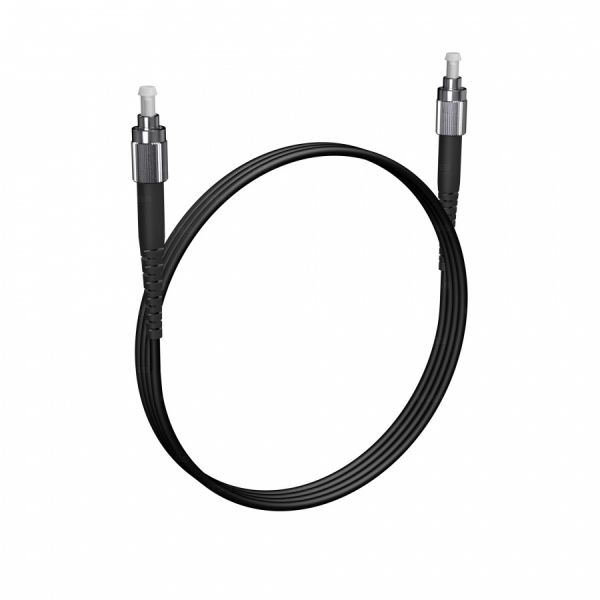 Шнур оптический NTSS PREMIUM spc FC/APC-FC/APC 9/125 3.0мм 2м черный LSZH (патч-корд)