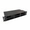 Кросс NTSS оптический 19'' укомплектованный 2U, 32 порта LC/UPC duplex, 50/125 мкм ОМ3 (планки, сплайс-кассета 2шт, пигтейлы, КДЗС, адаптеры) черный RAL 9005