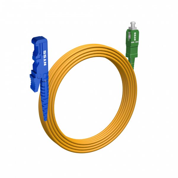 Шнур оптический NTSS spc E2000/UPC-SC/APC 9/125 3.0мм 30м LSZH (патч-корд)