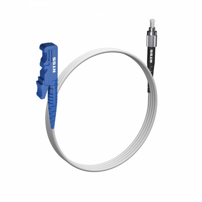Шнур оптический NTSS spc E2000/UPC-FC/UPC 9/125 G.657A1 3.0мм 2м LSZH (патч-корд)
