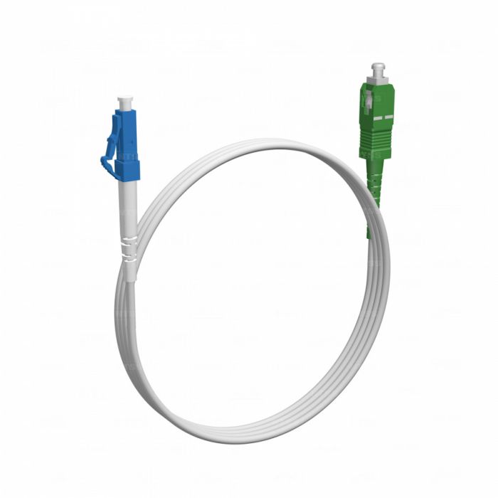 Шнур оптический NTSS spc LC/UPC-SC/APC9/125 G.657A1 2.0мм 1м LSZH (патч-корд)